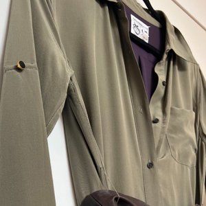 Vintage Barney's NY CO-OP floor-length silk dress